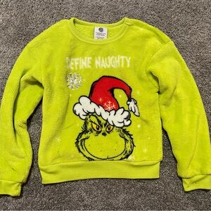 Grinch Define Naughty Fleece Sweatshirt